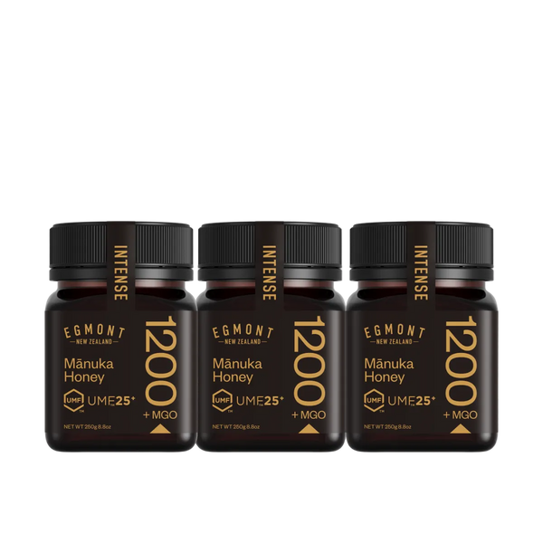 Manuka Honey MGO 1200+ (UMF 25+) - 3 Pack